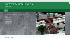 Desktop Screenshot of carpenteriametallicavev.com