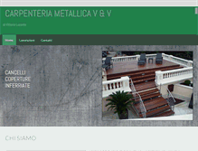 Tablet Screenshot of carpenteriametallicavev.com